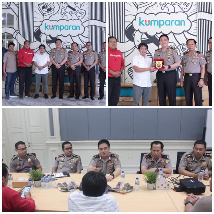 Jalin Kemitraan dengan Media, Kadiv Humas Polri Kunjungi Kantor kumparan