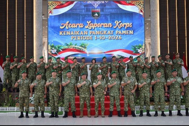 41 Perwira Menengah Kodam XIX Naik Pangkat, Pangdam Tekankan Tanggung Jawab