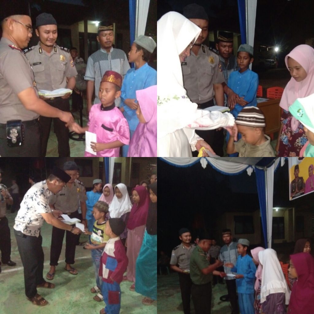 Polsek Kemuning Gelar Buka Puasa Bersama dengan Seluruh Elemen Masyarakat dan Santuni Anak Yatim