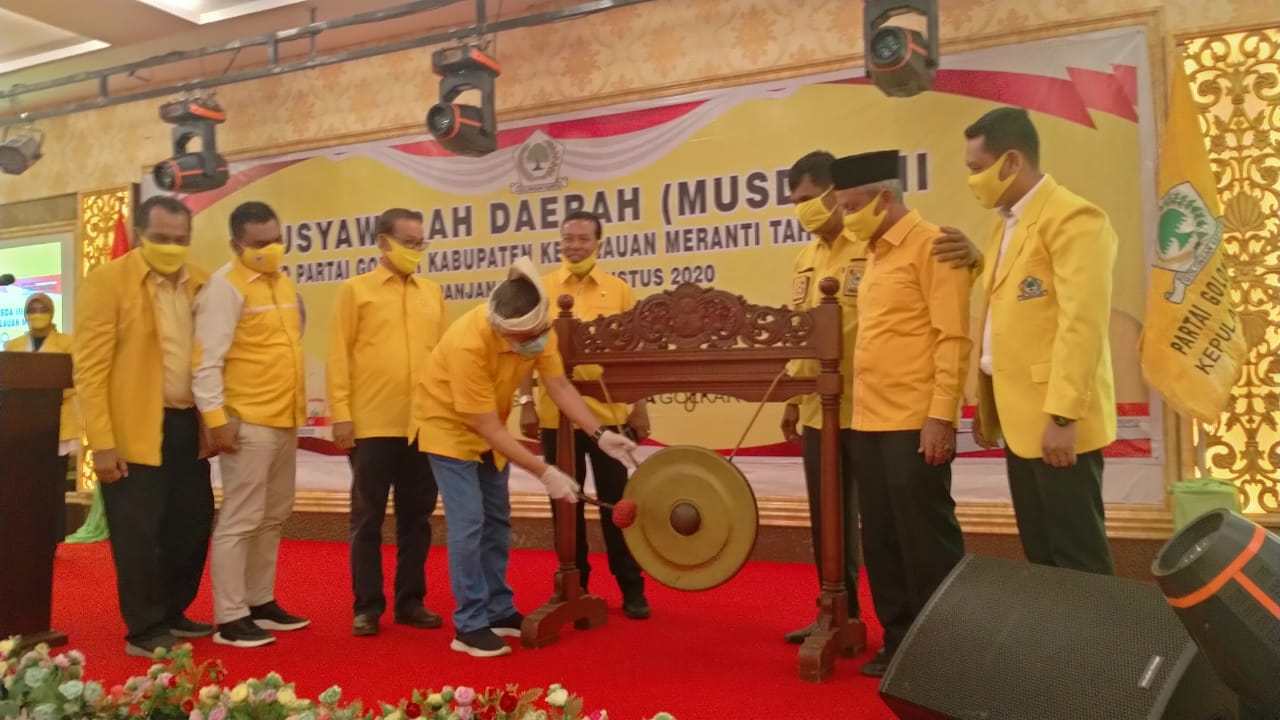 Syamsuar Yakin 4 Kursi DPRD Bisa Mengantar Golkar Memenangkan Pilkada Meranti.