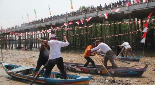 Festival Sampan Leper, Khazanah Budaya Masyarakat Inhil Beradaptasi dengan Alam