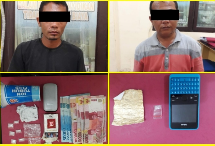 Polres Rohul Amankan Tukang Becak, Di Dirumahnya Memiliki 6 Paket Sabu-Sabu