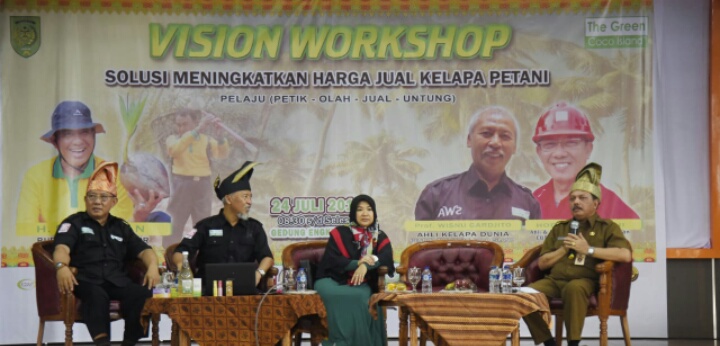 Hadirkan Prof Wisnu Gardjito, Sekda Inhil Jadi Moderator Seminar Vision Workshop