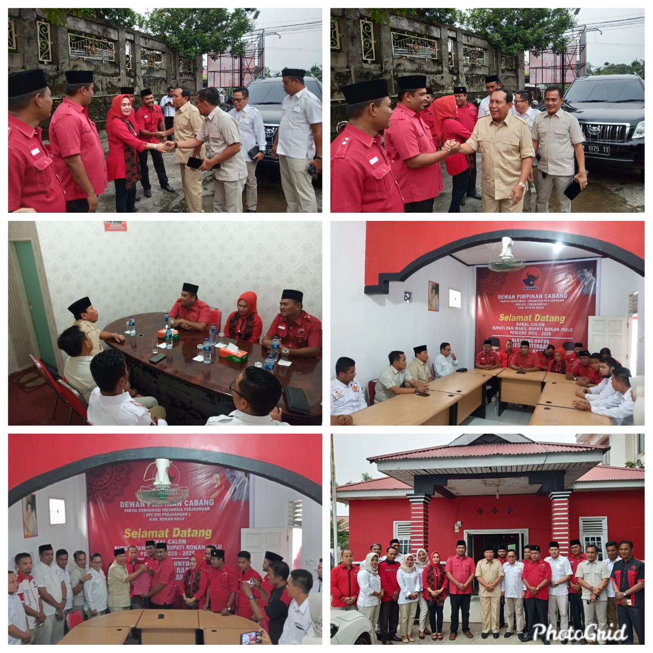 Sukiman Ambil Formilir Pendaftaran Balon Bupati Rohul di PDIP