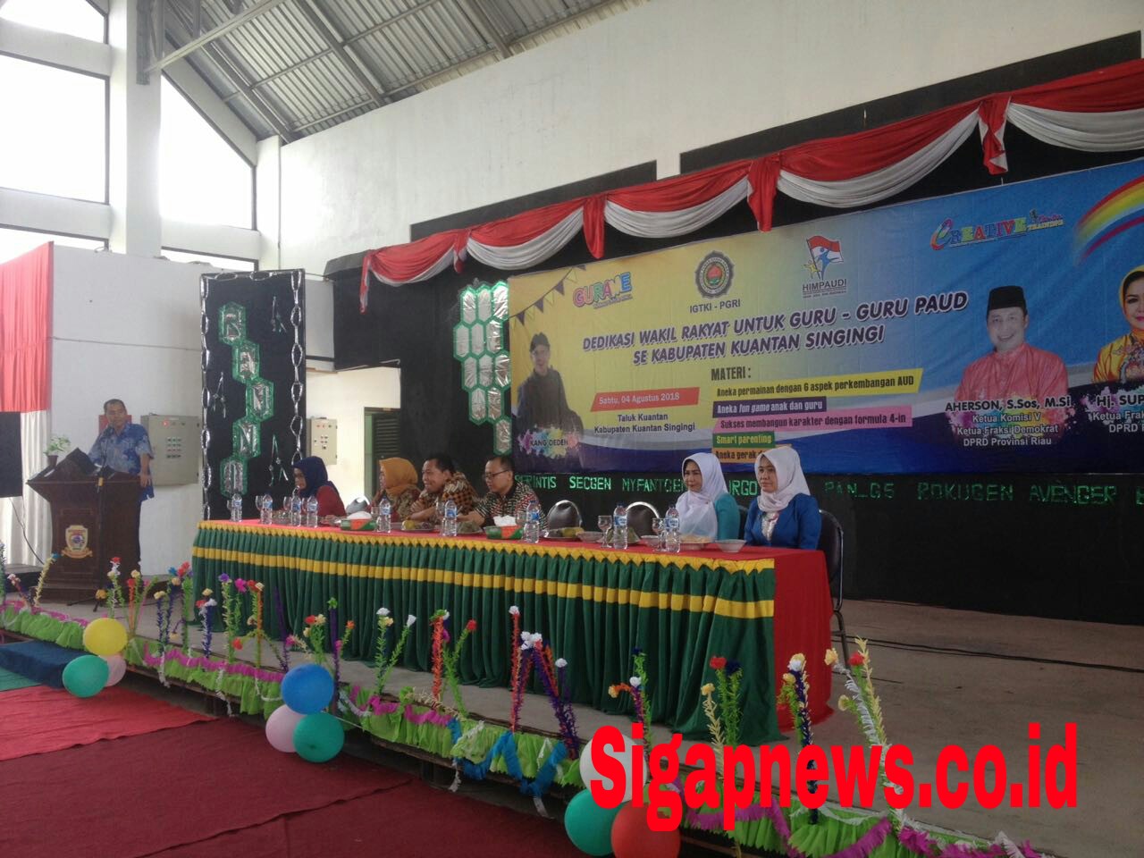 Sebanyak 790 Guru PAUD Kuansing Ikuti Pelatihan