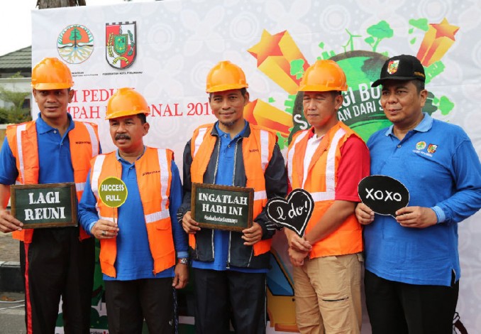 Pemko bersama Masyarakat Bertekad Wujudkan Pekanbaru Bersih dari Sampah
