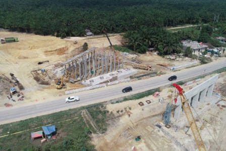 PT Hutama Karya Buka Fungsional Tol Pekanbaru-Dumai Mulai Hari Ini Sampai H+7 Lebaran