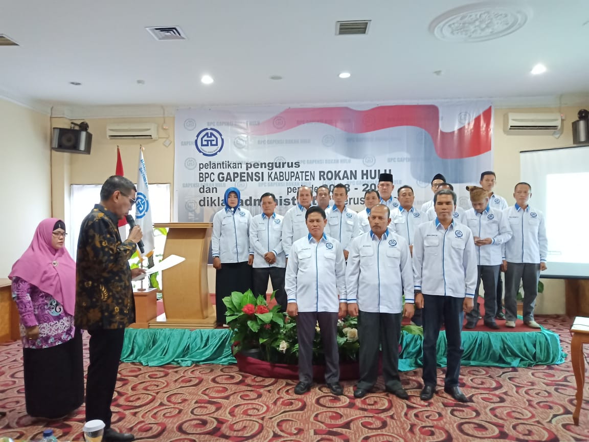 Gapensi Rohul Minta Pemkab Berdayakan Kontraktor Lokal
