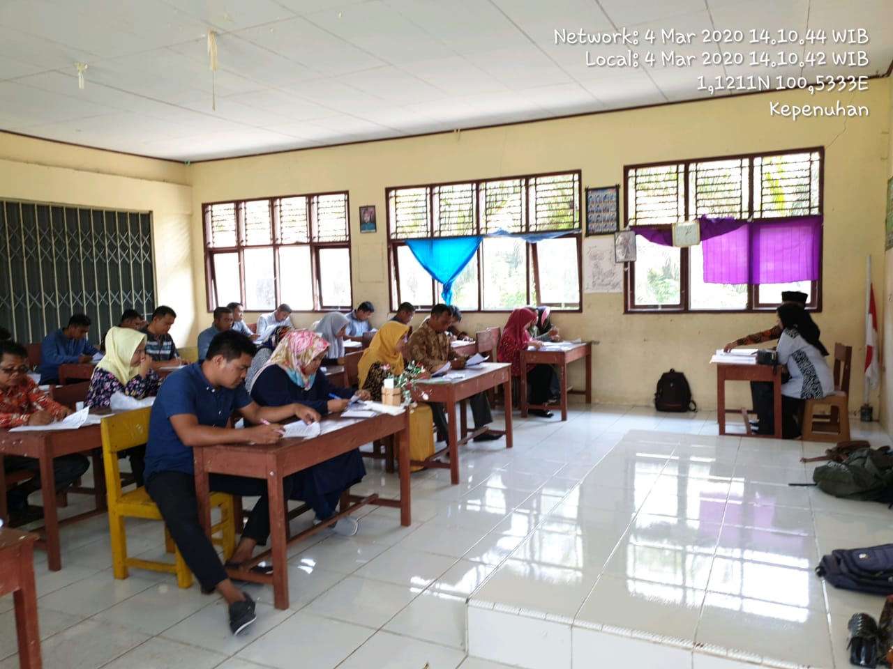 354 Orang Calon PPS, 4 Kecamatan Sukses Laksanakan Tes Tertulis Di Kepenuhan. 