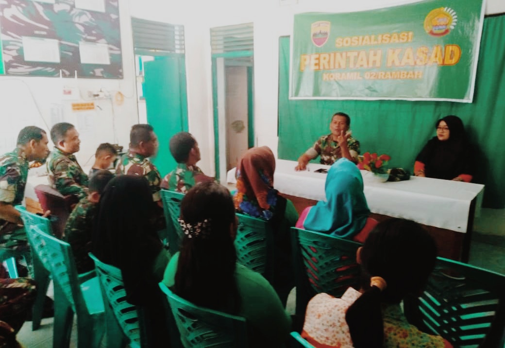 Bijak Gunakan Medsos, Ini Kata Danramil 02 Rambah Kepada Babinsa dan Istri   