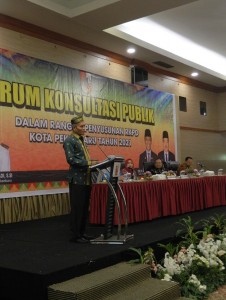 Wawako Pekanbaru Buka Forum Konsultasi Publik RKPD Pekanbaru 2021
