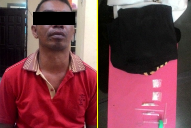 Saat Mau Di Grebek Polisi, Di Saksikan Oleh Ketua RT Setempat