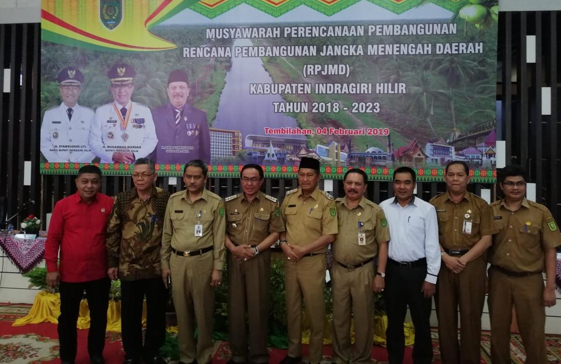 Musrenbang RPJMD Inhil 2018-2023, Bupati Tekankan Progam Peningkatan Ekonomi Dan Infrastruktur