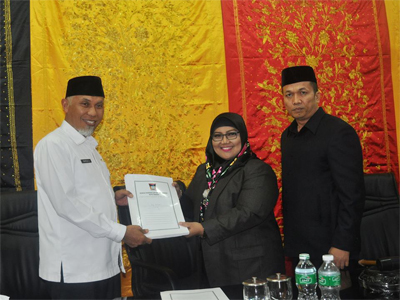 APBD Kota Padang 2019 Senilai Rp 2,7 Triliun Disahkan