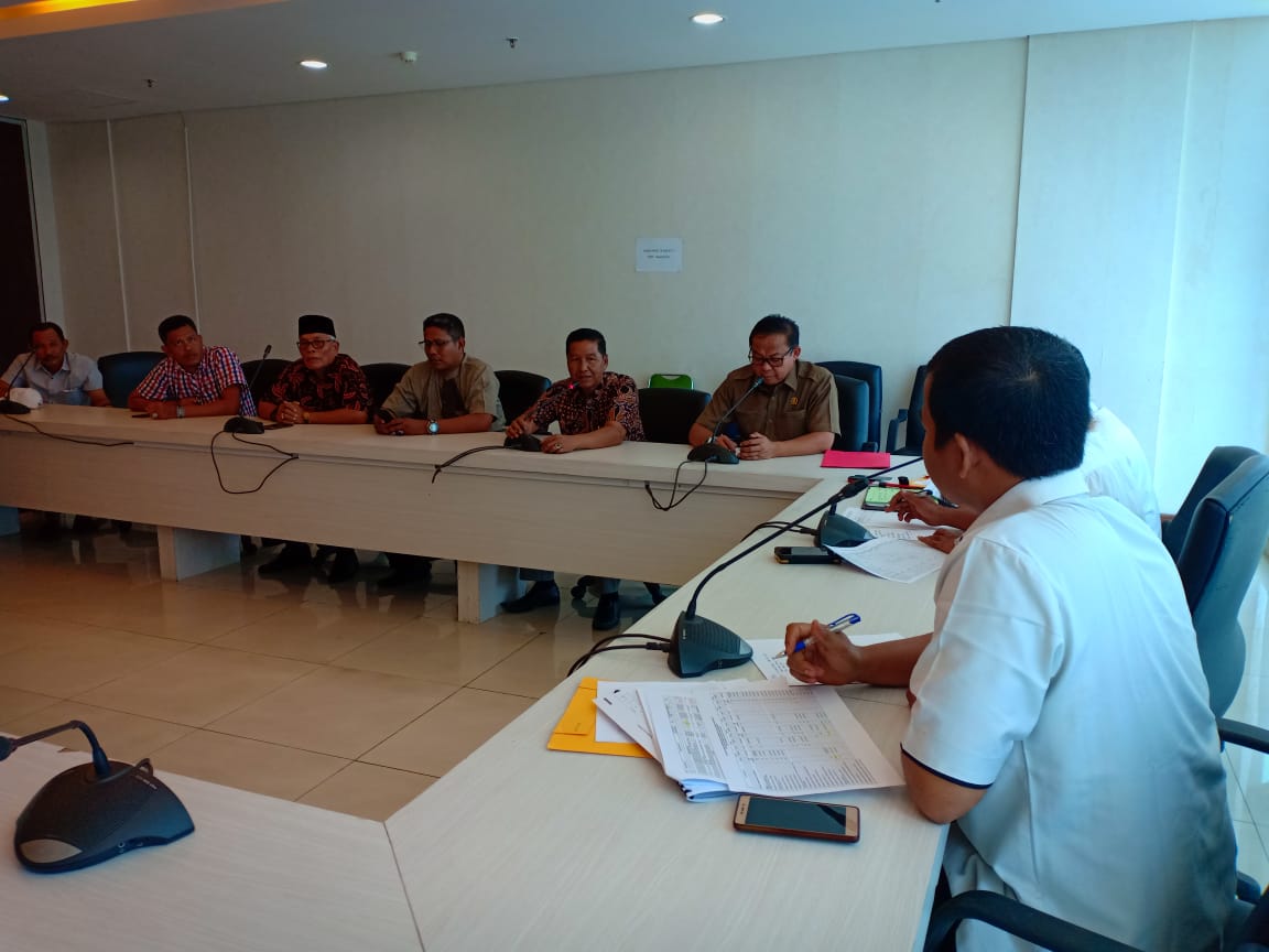 DPRD Riau H Musyaffak Bersama Pimpinan Kecamatan Enok, Sambangi Kantor PUPR 