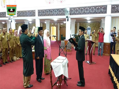 Gubernur Sumbar Lantik Pj Sekda dan Kepala Dinas Kebudayaan