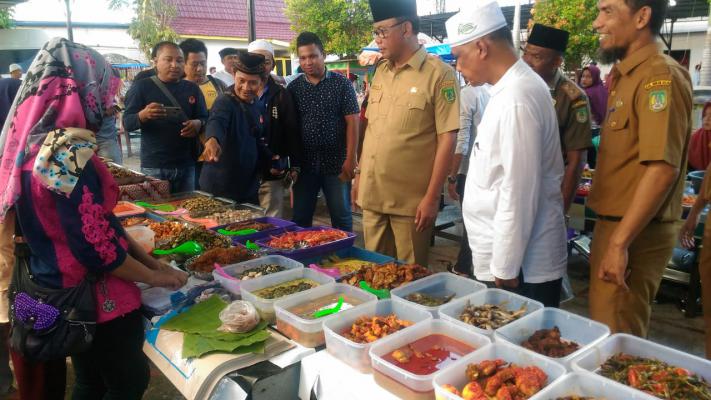 Bupati Suyatno Resmikan Pasar Ramadhan 1440H Pemkab Rohil