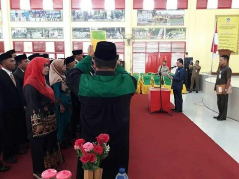 Sekda Dianto Lantik 37 Kepsek dan 12 Pejabat P2UPD