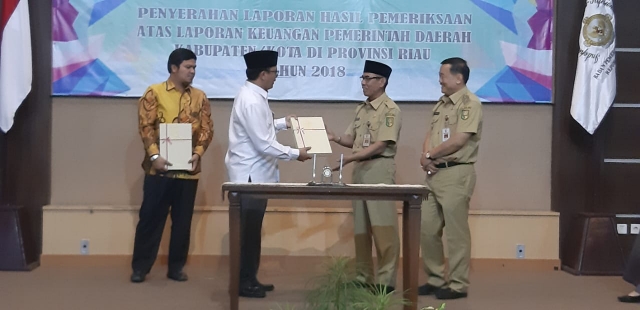 Kabupaten Kuantan Singingi Kembali Raih Opini WTP untuk ke Delapan Kalinya dari BPK RI