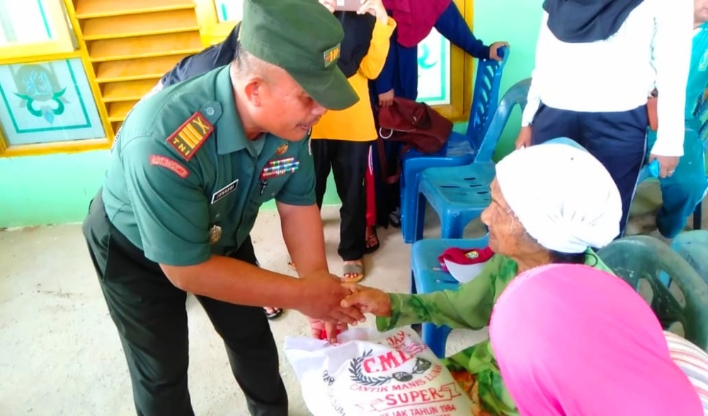 Koramil 02 Rambah Gelar Komsos di Desa Rambah Tengah Barat   