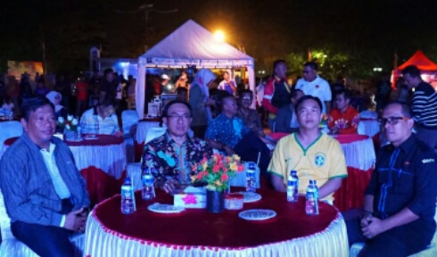 Bupati Inhil Nonton Bareng Masyarakat Laga Final Piala Dunia, Prancis Kontra Kroasia