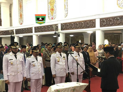 Gubernur Sumbar Lantik Walikota-Wakil Walikota Pariaman dan Padang Panjang