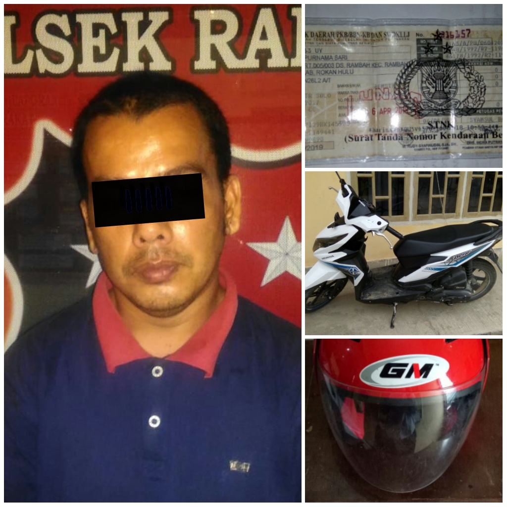 Komplotan Maling Motor Mulai Beraksi Di Rohul