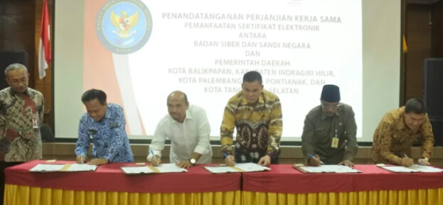 Diskominfops Ikuti Rapat Finalisasi Dan Penandatanganan PKS Dengan BSSN