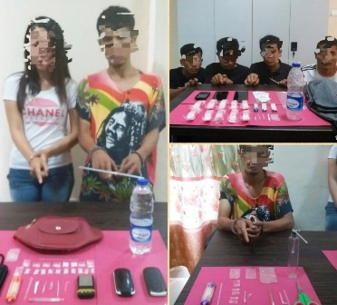 Resnarkoba Polres Meranti Amankan 6 Pelaku Penyalahgunaan Narkotika