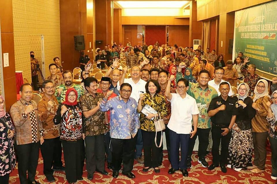 LPPL Radio Swara Lima Luhak Diskominfo Rohul Hadiri Rakornas Ke 2 LPPL Radio dan Televisi Nasional d