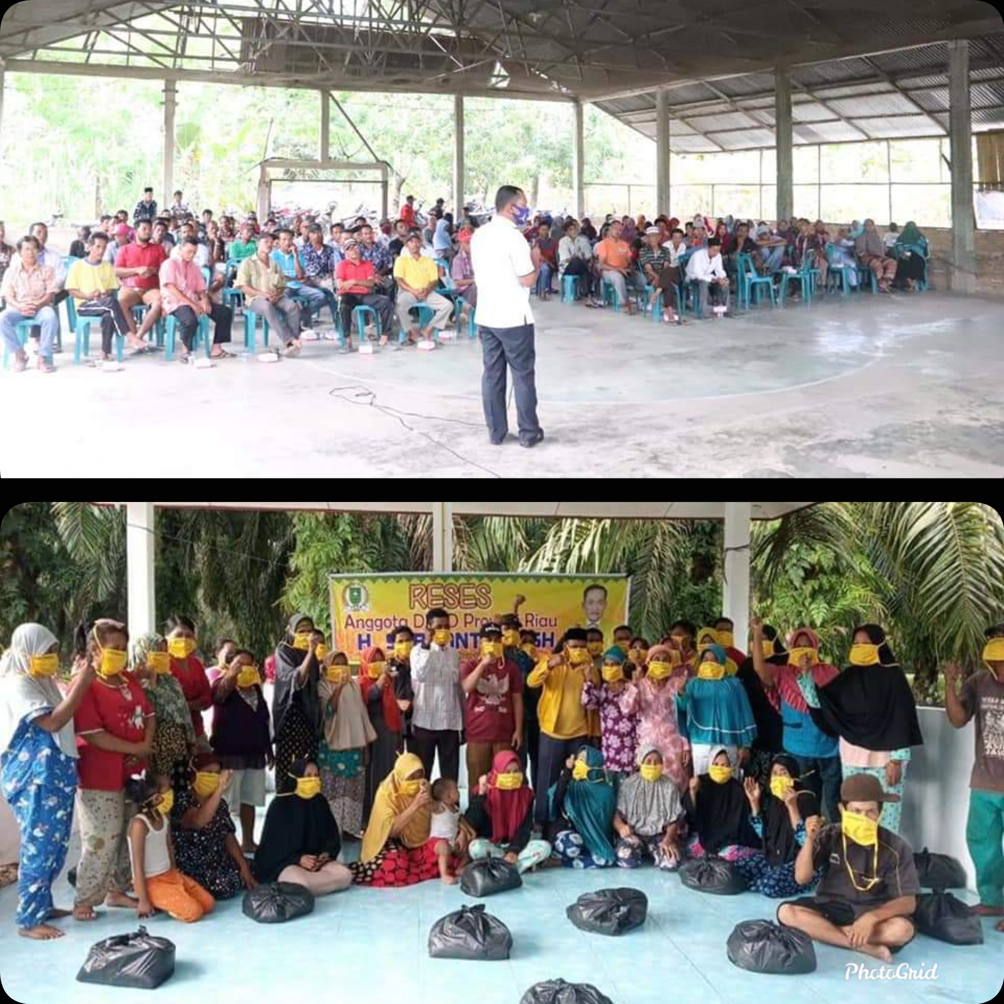 Dua Anggota DPRD Provinsi Riau Reses Di Tambusai Utara 