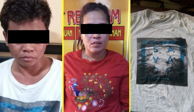 Ketauan Dari CCTV, Pencuri Baju Di Toko Bandung Fasion, Dua Orang Warga Sumut Di Amankan Polisi