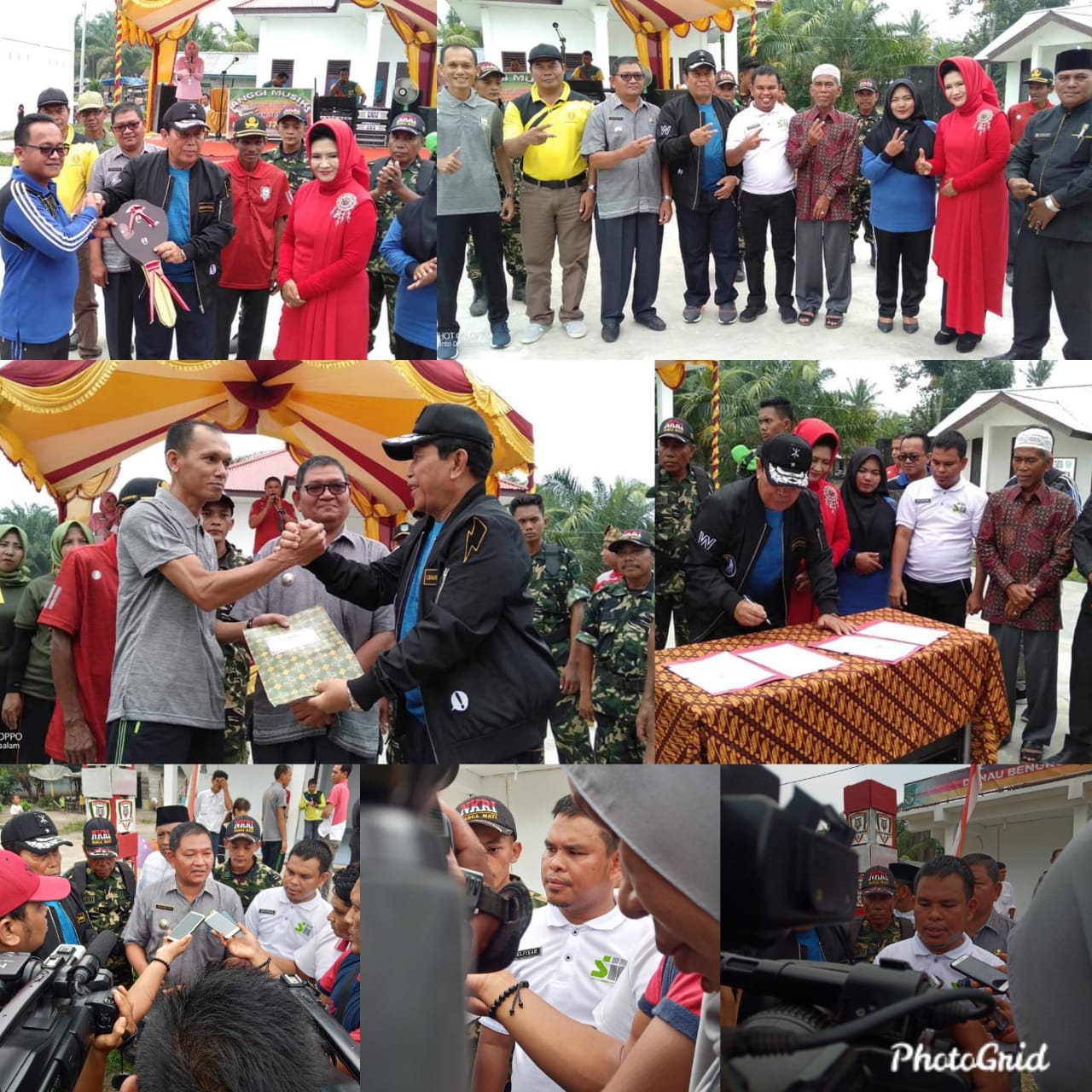 Sukiman Apresiasi Kerja Keras Kades Dalam Membangun Desa Muara Dilam