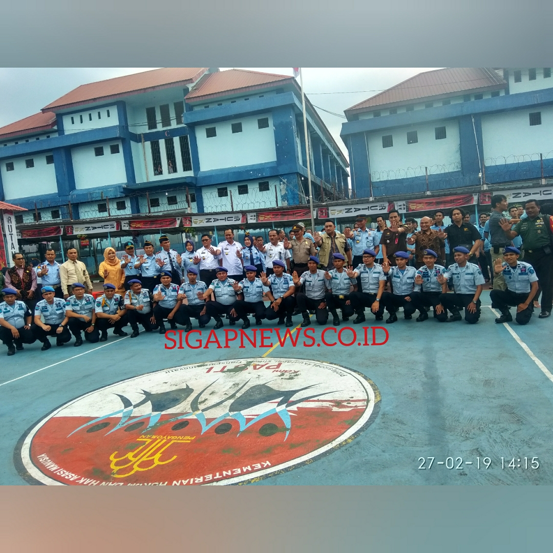Apel Deklarasi Bebas Halilintar ( Handphone, pungli , dan narkoba ) Rutan Kelas II B Pekanbaru 2019