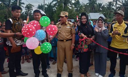 Bupati Resmikan Tiga Usaha Bumdesa Sumber Rezeki Desa Suka Maju