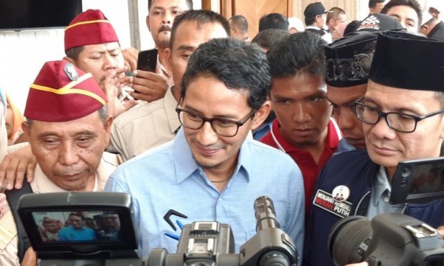 Harap Cemas Keputusan KPU, Sandiaga: Pendukung di Riau Diminta Tak Galau
