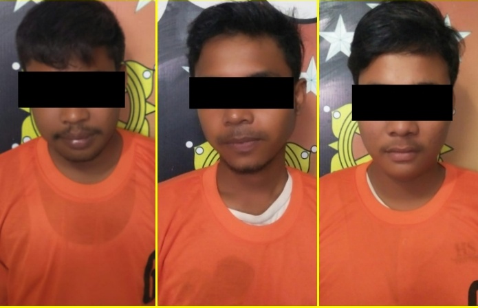 Dikirim Surat Panggila Dua kali,   Tiga Pelaku Mengakui Kesalahannya