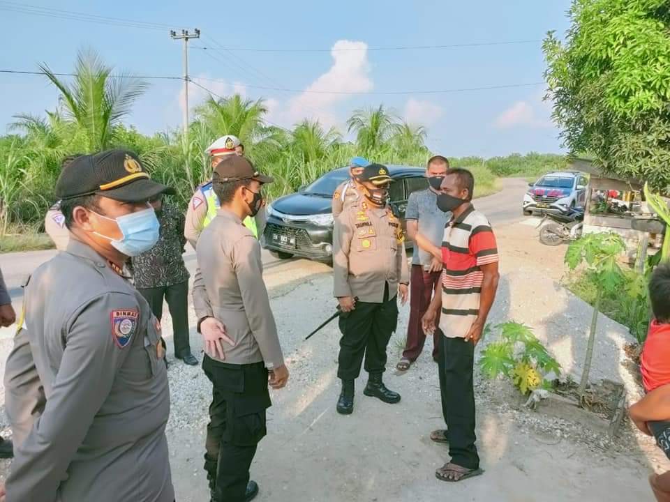 Putus Mata Rantai Covid-19, Kapolres Rokan Hulu Ajak Masyarakat Patuhi Protokol Kesehatan