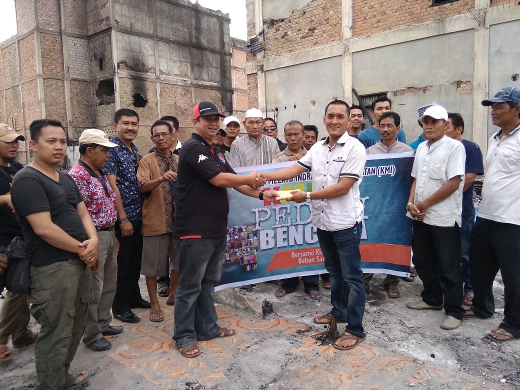 Keluarga Melayu Insel, Berikan Bantuan Kepada Korban Kebakaran Kotabaru