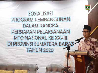 Gubernur Sumbar Harapkan Partisipasi Perantau Sukseskan Pelaksanaan MTQ 2020