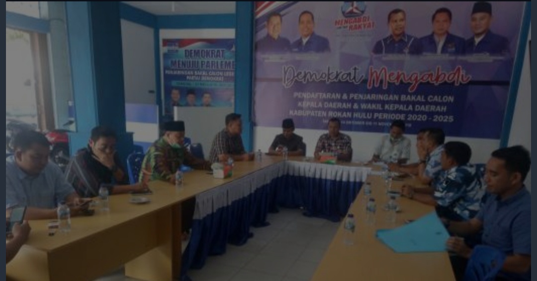 DPP Partai Demokrat Segera Putuskan Nama Cabup-Cawabup Rohul