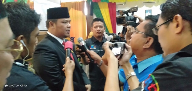 Usai Dilantik, Andi Putra Ucapkan Terimakasih Pada Masyarakat Kuansing.