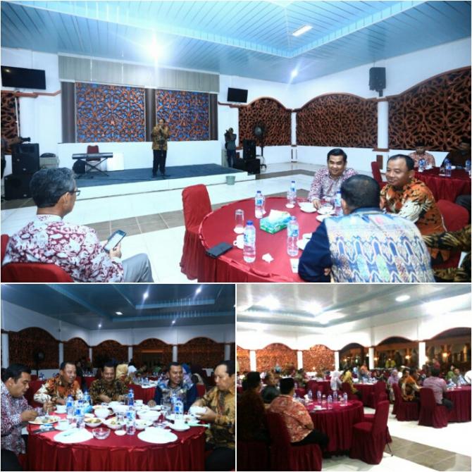 Bupati H.Sukiman Silaturahmi dengan Pimpinan, Anggota DPRD serta Kepala SKPD Pemkab Rohul
