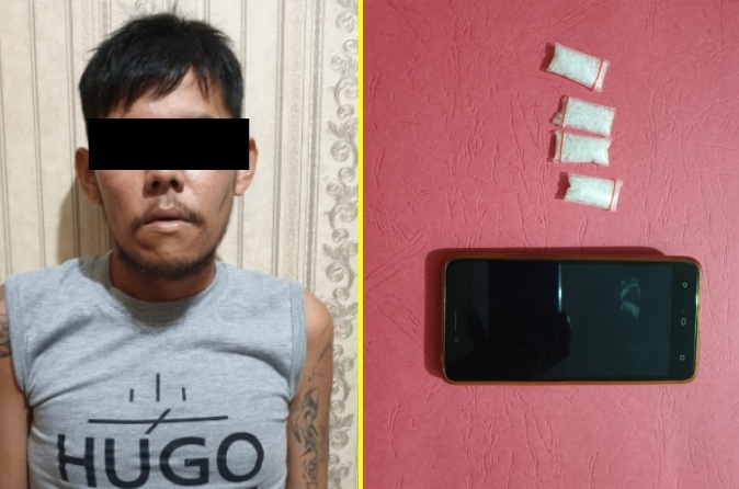 Informasi Pesta Narkoba,  kapolsek Bonai Darussalam Tangkapa Satu Pelaku