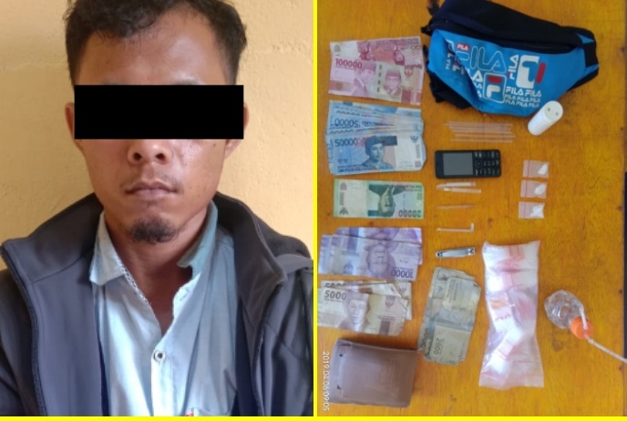Mau Transaki Narkoba Di Pondok,  Di Ciduk Polsek Tambusai 