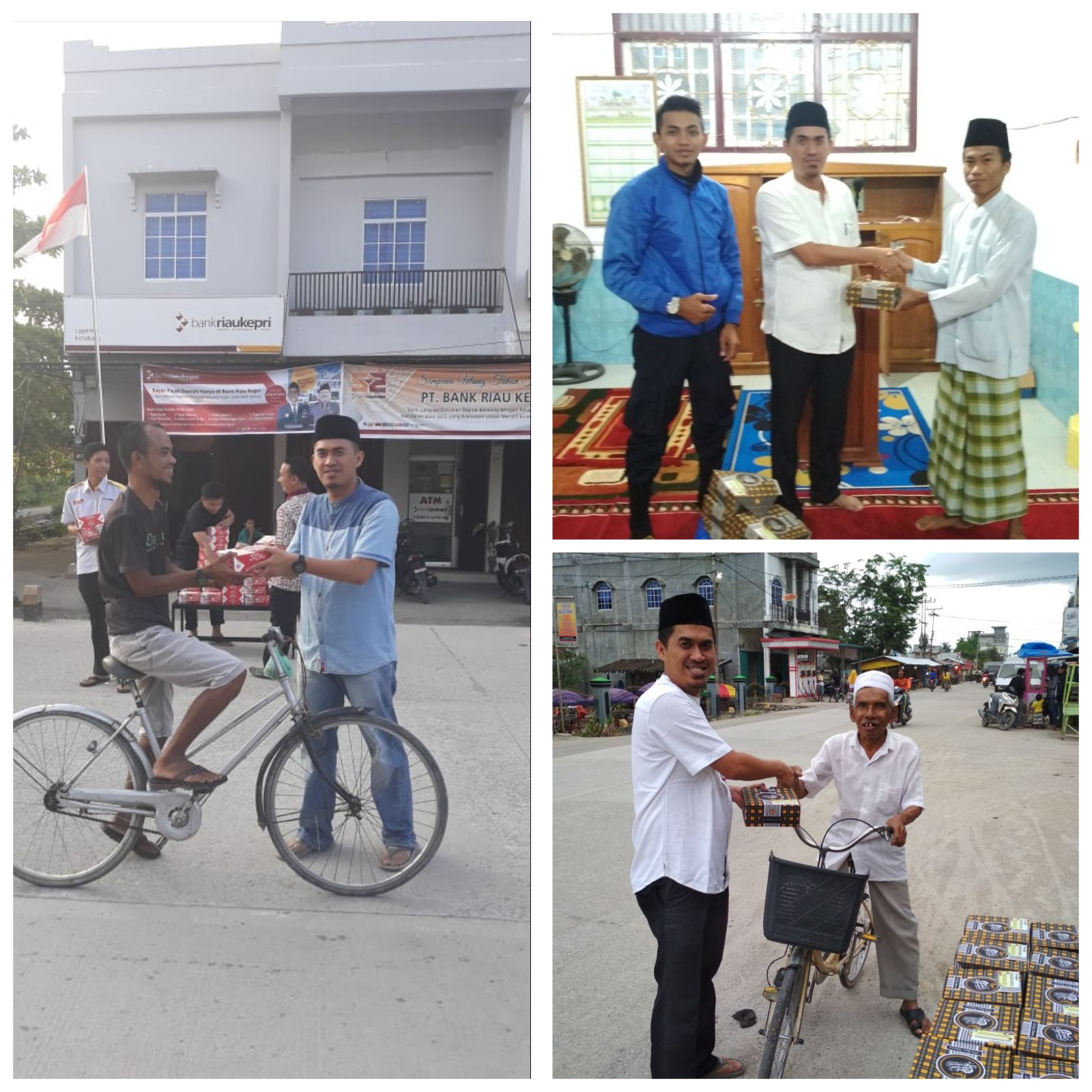 Berbagi Takjil Jadi Program Rutin Bank Riau Capem Kotabaru Selama Ramadhan 1439 H