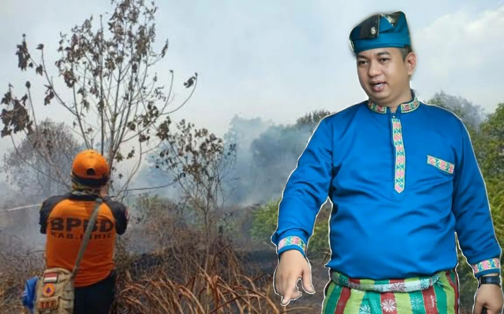 Komisi I DPRD Inhil Minta Pemkab Evaluasi Izin Lahan Perusahaan Terlibat Karhutla
