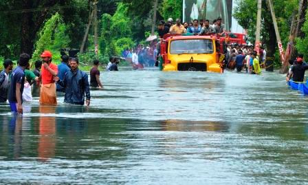 India di Landa Banjir, 95 Jiwa Tewaskan dan Ratusan Ribu Mengungsi