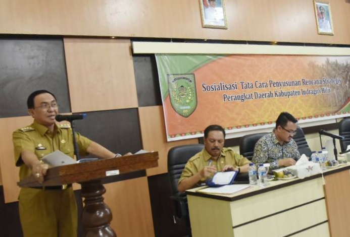 Bupati Inhil Tekankan Seluruh OPD Pahami Proses Penyusunan Rencana Strategis Perangkat Daerah