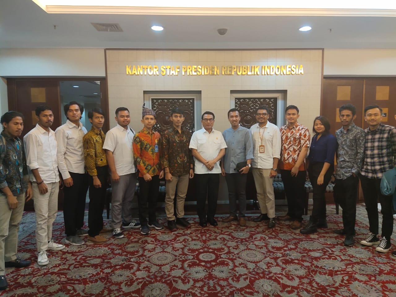 BEM STIFAR Riau bersama BEM Nusantara Audiensi Dengan Kepala Staff  Kepresidenan RI